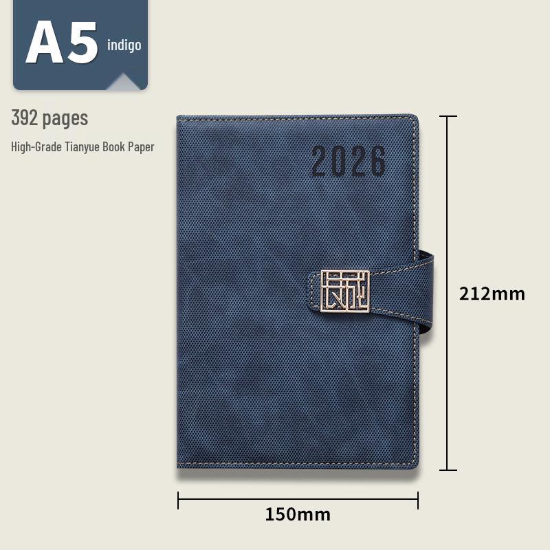 2026 Daily Planner & Business Notebook Set with Gift Box