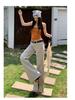 American-Style Low-Rise Stretchy Micro-Flare Jeans for Women - 2026 Spring Collection, Loose Fit Bell Bottoms