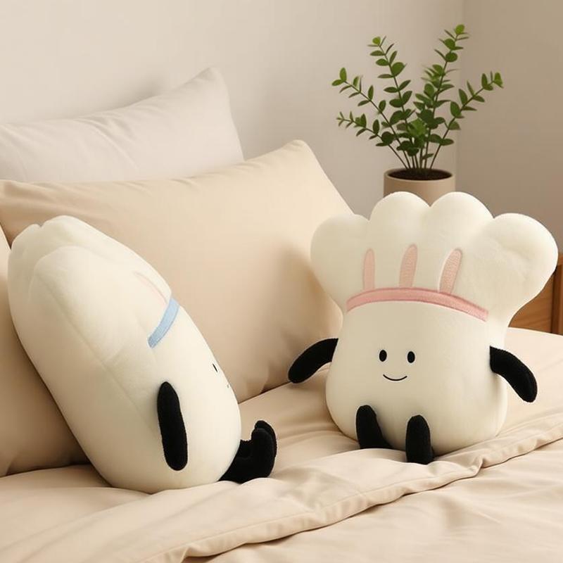 55Cm Cute Cartoon Badminton Shuttlecock Plush Toy Soft Stuffed Pillow Cushion Creative Home Decor Birthday Gift Boys Girls Kids