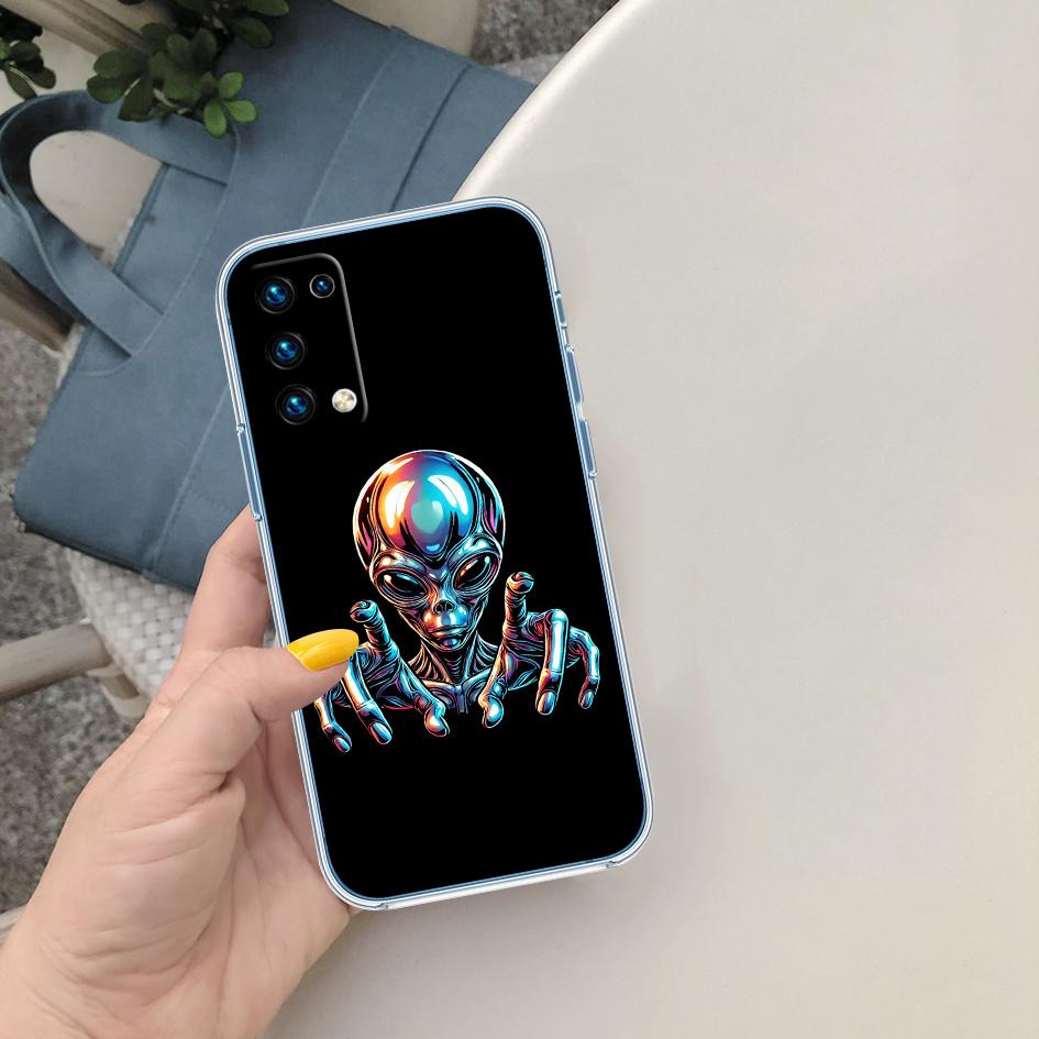 MY25 Space Astronaut Alien UFO Case for LG K22 K30 K40 K40S K41 K42 K50 K50S K51 K51S K52 K61 K62 K71 K92 Q60 Q61 V40 V50 V60