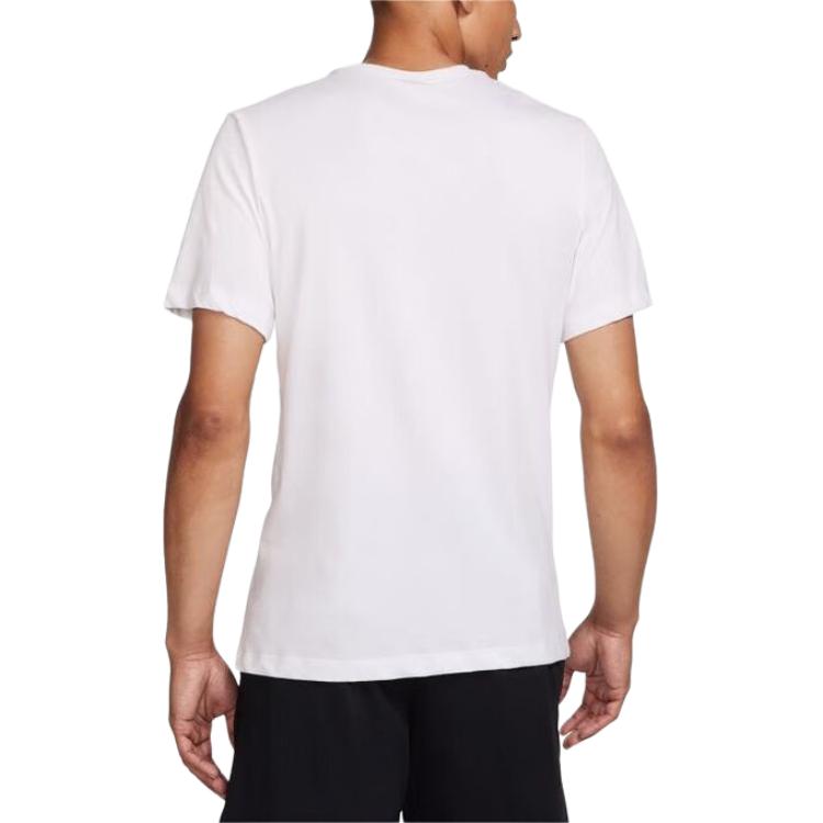 Nike T Shirts Men's White Crew Neck Moderate FJ2465-100