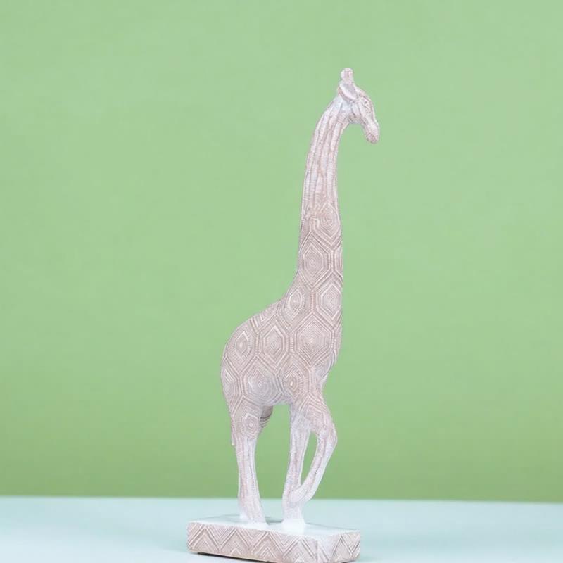 Animal Resin Crafts Giraffe Home Art Desktop Decoration TV Cabinet Living Room Entrance Decoration