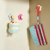 4PCS Punch-Free Flower Hooks Wall Mounted Towel Hanger Multi-functional Suction Cup Hook  Entrance