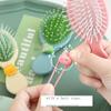 Mini Portable Small Massage Untangling Hairbrush Cartoon Air Cushion Hair Brush;