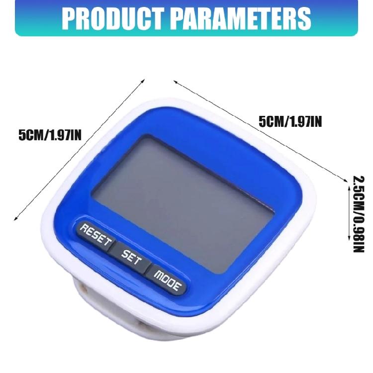 Outdoor Movement Pedometer with Front Screen for Walking Running and Daily Distance Calorie Readout with Clear Display