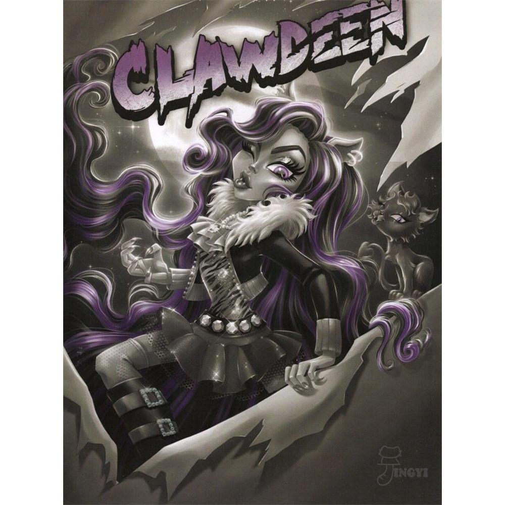 M-Monster H-High Cartoon Diamond Painting Kit Diamond Embroidery Cross Stitch Handmade Art Gift Crafts Home Decor Children Gift