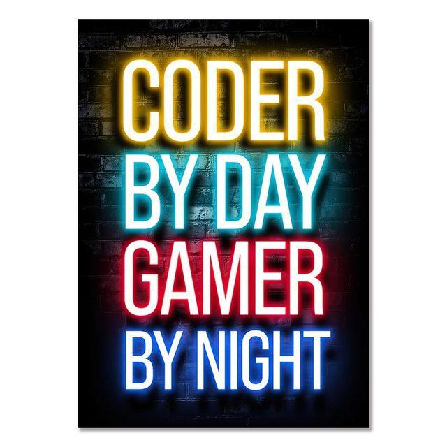Gaming Room Decoration Poster Wall Art Video Game Canvas Painting Playroom Decor Picture for Gamer Boy Bedroom Prints Decor