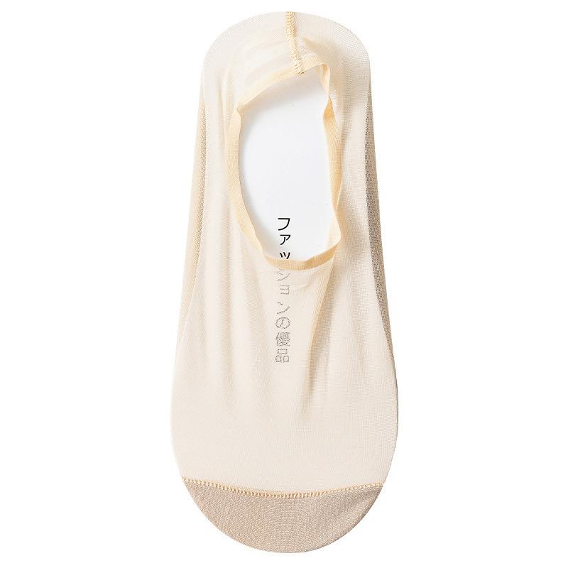 

Underwater Stockings, Invisible Stockings, Women s Style, Shallow Toe, Low Heel, Summer Lightweight Model, Silicone Anti-slip Mesh, No Heel Drop 1 pair тілесний