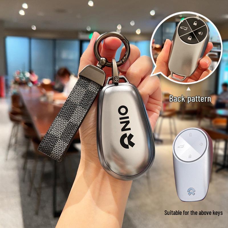 High-End Fully Enclosed Key Case for Nio ET5/ET7/ES7/ES6/EC6/ES8 with Buckle