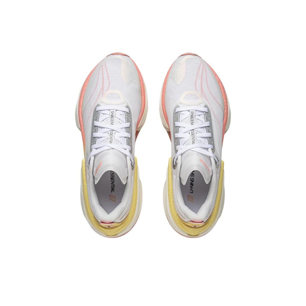 Li Ning Absolute Shadow 3 Tehnologie Esențială Competiție Profesională Antrenament Pantofi de Alergare Adidași Femei Standard-Alb Platină-Ceață ARRV002-21