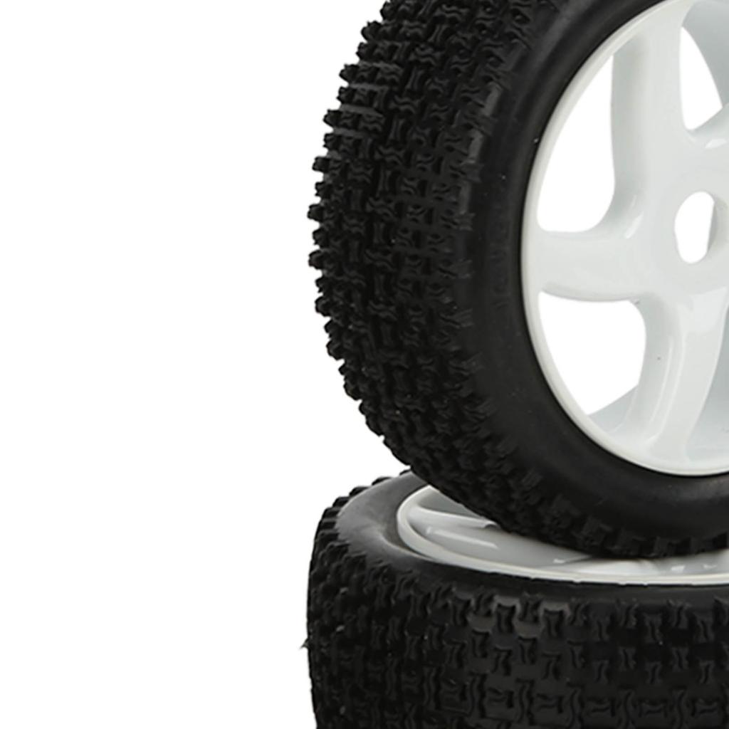 4pcs RC Car Rubber Tires Wheel Set for 1Celsius8 1Celsius10 Remote Control Car Upgrade Parts