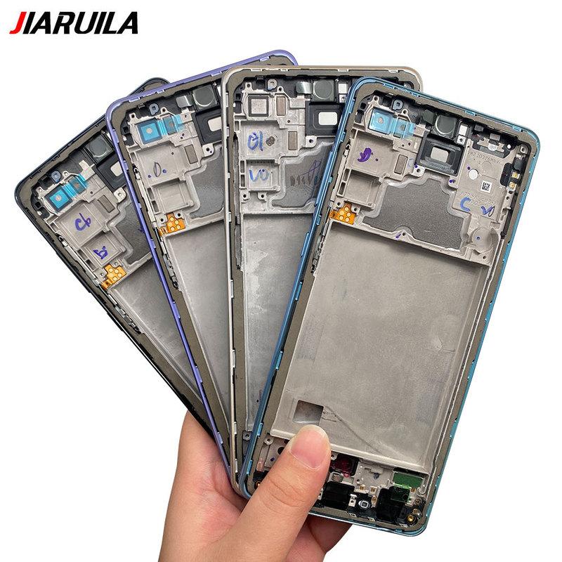 New Front Housing LCD Display Frame For Samsung A02 A02s A12 A22 A32 A52 A52s A72 4G 5G Housing Middle Frame Bezel Plate Cover
