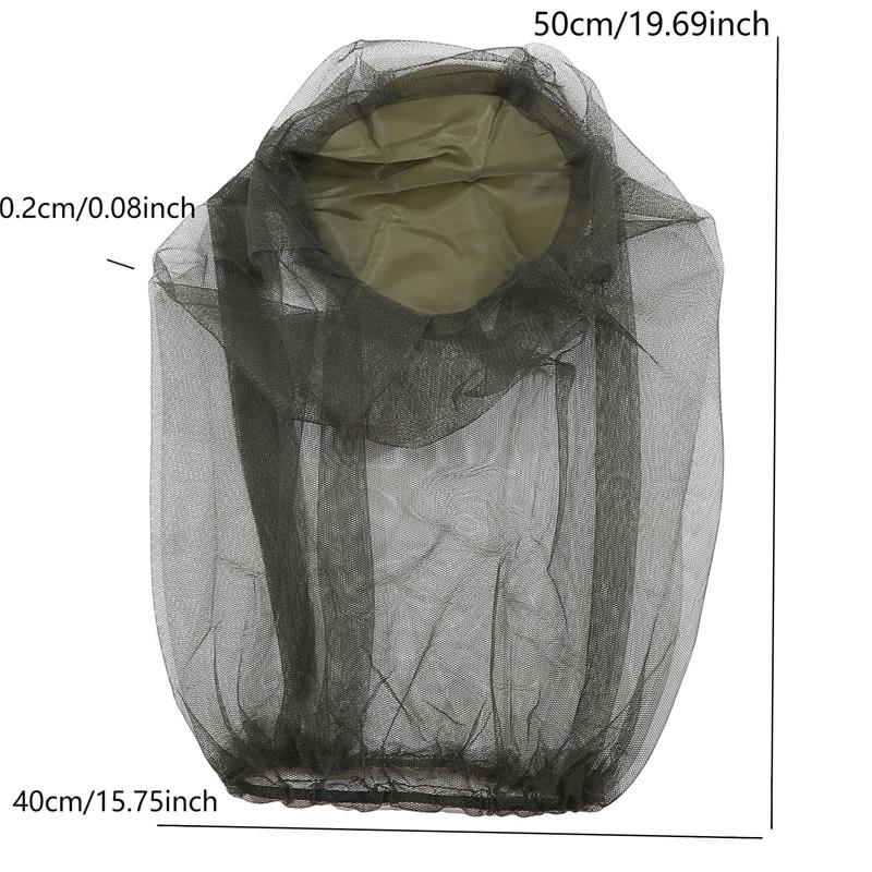 Fishing Anti Mosquito Insect Hat Fishing Hat Bug Mesh Head Net Face Protector Camping Sunshade Hats Outdoor Travel Camping