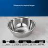 Heavy-Duty 304 Stainless Steel Mixing & Prep Bowl