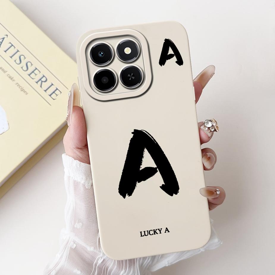 For Honor X6C Case NIC-LX1 NIC-LX2 NIC-LX3 Cute Lucky Letters Cover Soft TPU Phone Case For Honor X6c X 6c HonorX6C Fundas Coque