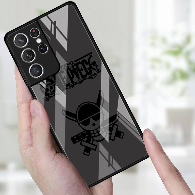 Anime OneS P-ieceS Logo Case for Samsung Galaxy S25 Note 10 20 8 9 S9 S23 Plus S10 S20 FE S24 Ultra S22 S21 S8 Phone Cover
