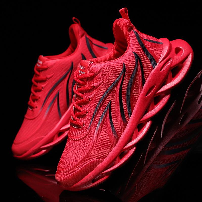 

Мода 2024 Новые Горячие Дышащие Сетчатые Кроссовки Корейская Версия Универсальные Спортивные Кроссовки Модные Повседневные Кроссовки Мужская Обувь 39 красный