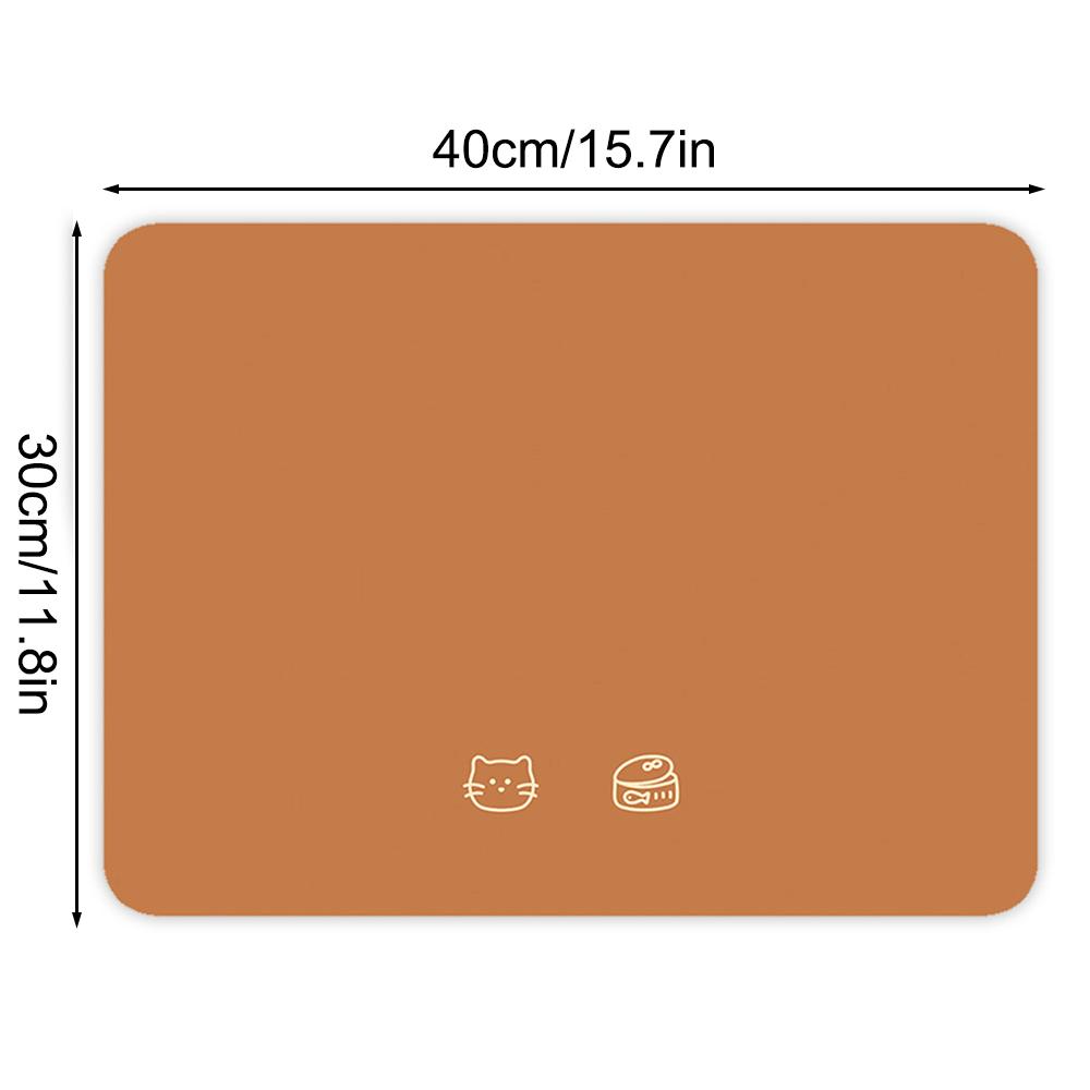 Pet Mats, Waterproof Rice Bowl Mats, Household Cat And Dog Absorbent Quick Drying Anti Slip Mats