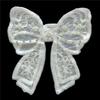 Off-White Beads, Drills, Bow-Type Patch Accessories Diy Decorative Clothing, Dress, Hat Accessories