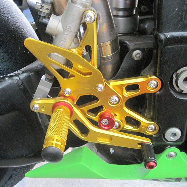 Arashi Motorcycle accessories footrest footpeg pedal foot peg Rearset Rear Set foot rest For KAWASAKI ZX10R 2006 2007