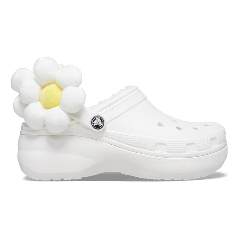 Crocs EVA Classic Cloud Warm Cotton Embellishment Hole Shoes Women's Color