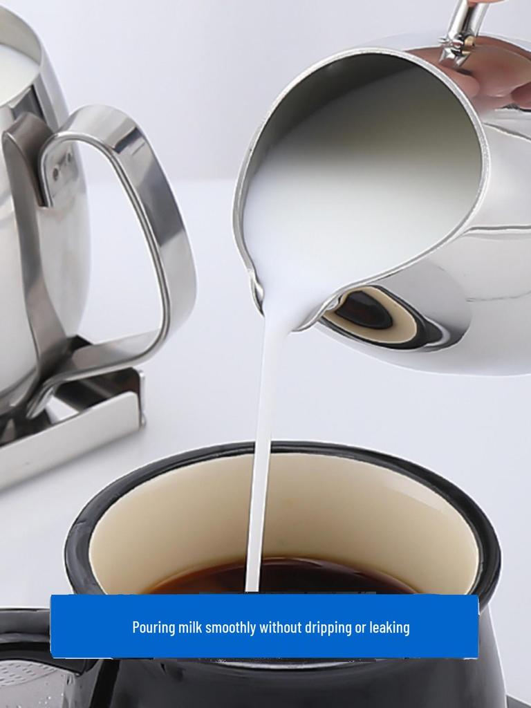 Stainless Steel Sugar Bowl and Milk Cup Set for Restaurant and Hotel Use
