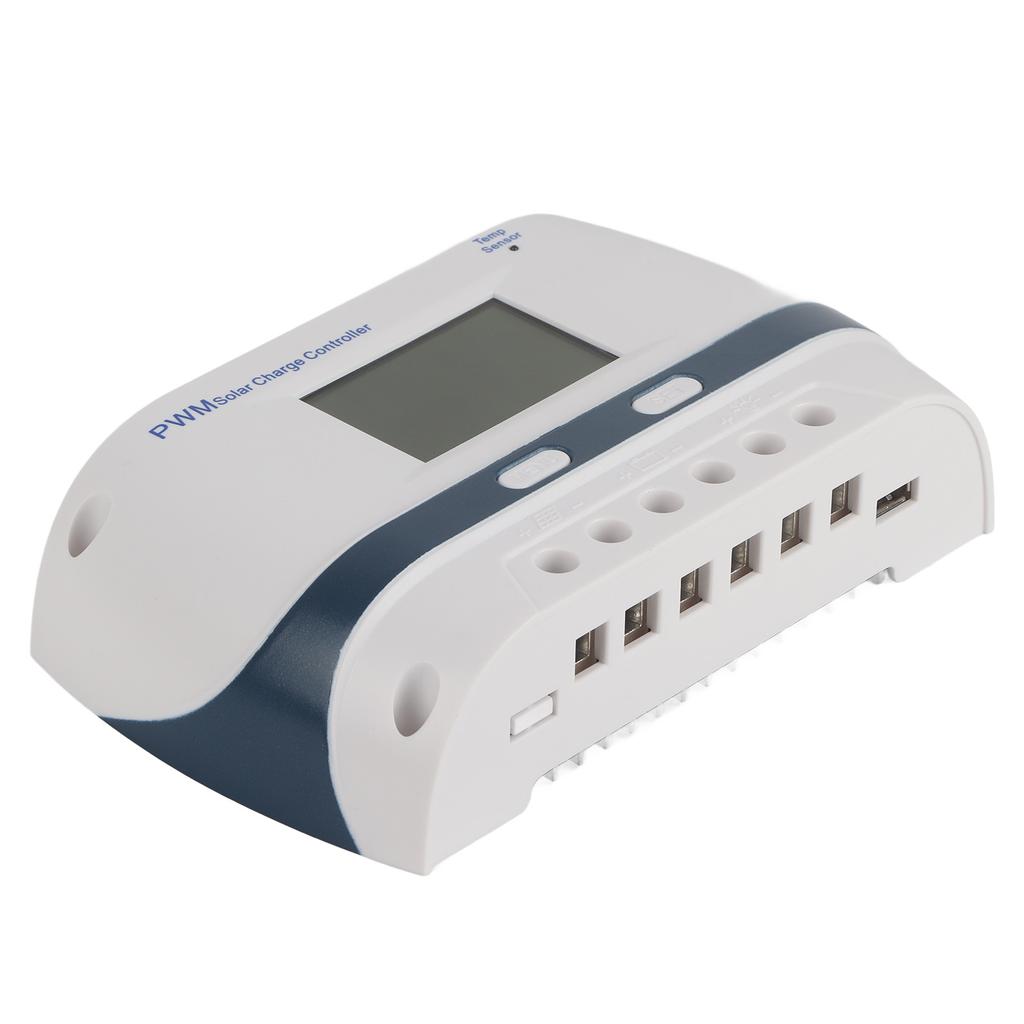 PWM Solarladeregler 60A 12V 24V 48V IP32 Wasserdicht Parameter Einstellbar Temperaturkompensation LCD-Anzeige