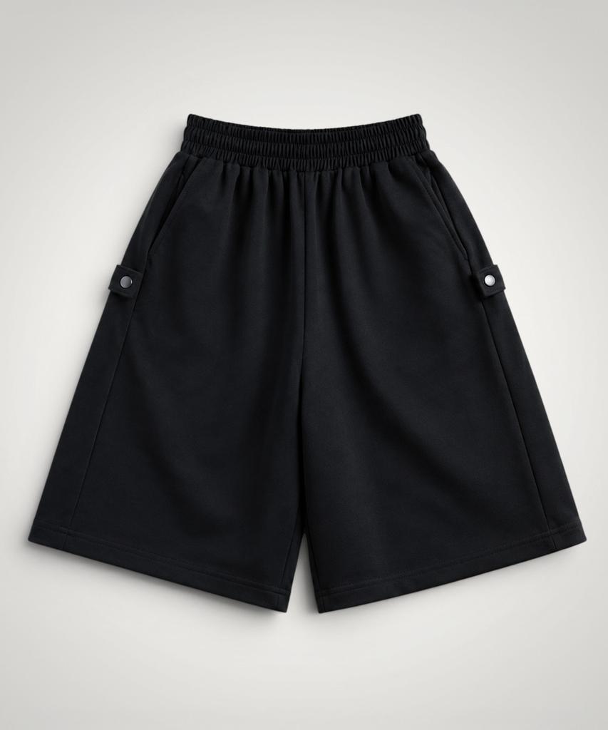 PENDULUM Essentials 3/4 Side Snap Sweat Bermuda Pants (Lr2Pu419)