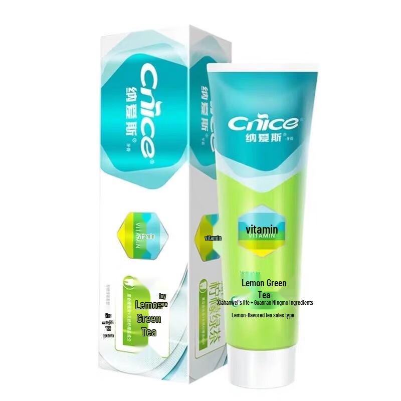 NICE Lemon Green Tea Multi-Effect Toothpaste (Pack of 2)