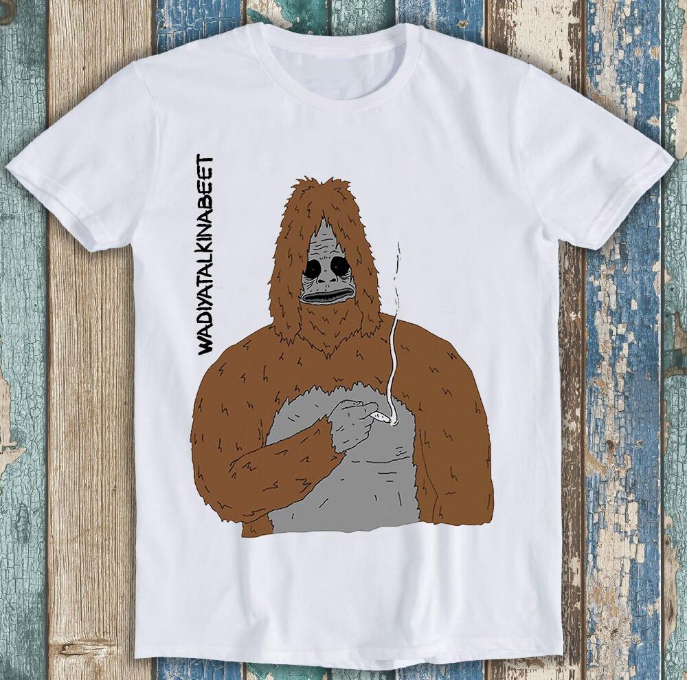Sassy The Sasquatch Smoke Big Foot Lez Show Gamer Cult Gift Tee T Shirt M1409 S