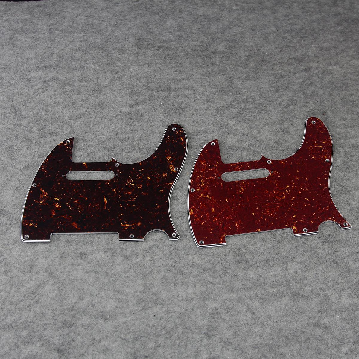 FLEOR 2PCS Tortoise Shell Pickguard TL Electric Guitar Scratch Plate with Screws for Guitar Parts China Mainland