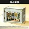 ZKEIZU Miniature House Assembled Mini House DIY Wooden Dollhouse with Handmade Model Kit Kit, Kit, LED, (Molly Garden)