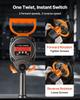 1-Inch Air Impact Wrench, Twin Hammer Air Impact Gun, Up To 1626N.m Reverse Torque, 4600RPM 6-Speed Pneumatic Wrench for Heavy Duty Auto Repairs and