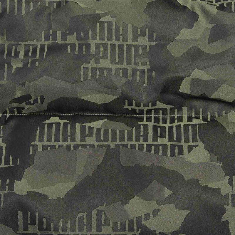 Puma Manteau matelassé à capuche mi-long pour homme Motif camouflage avec logo Vêtements d'extérieur 585502-64