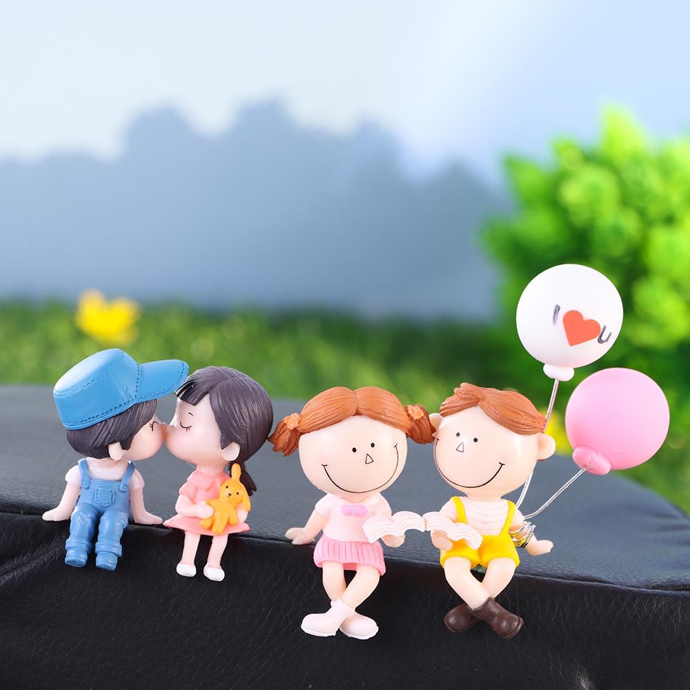 Meisje Jongen Woondecoratie Leuke Auto Ornamenten Parfuum Clip Decor Auto Luchtuitlaat Beeldjes Miniaturen