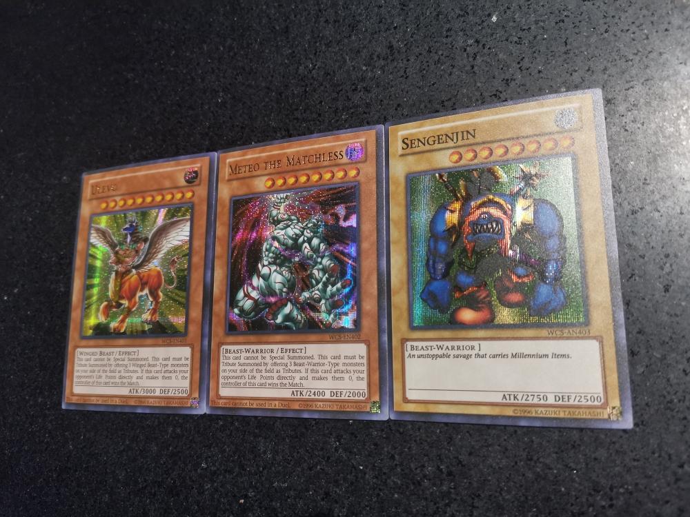 3 Stück/Set DIY Yu-Gi-Oh! 2004 Wcs Weltmeisterschaft Selbstkontrolle Unterschrift Sammeln Sammelkarte Anime Cartoon Geschenk