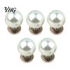 Quick Fix Buttons for Sewing 5Pcs Fake Pearl Clothing, Removable Decorative Brooch Pins, No Clothes Fixing Clips Necklines Sew Safety Pins Shirt
