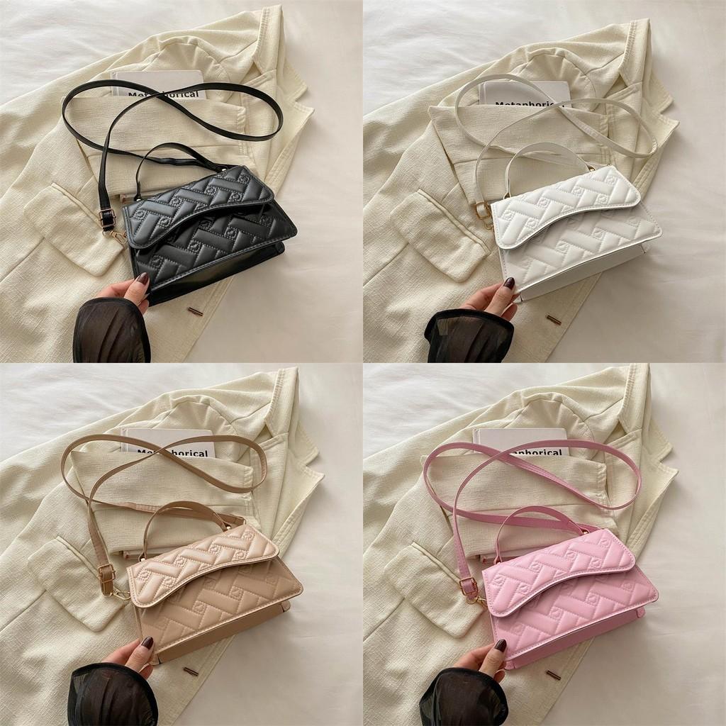 Chic 2024 Summer Simple Fashion Crossbody Bag Stylish Small Square Purse In Multiple Colors