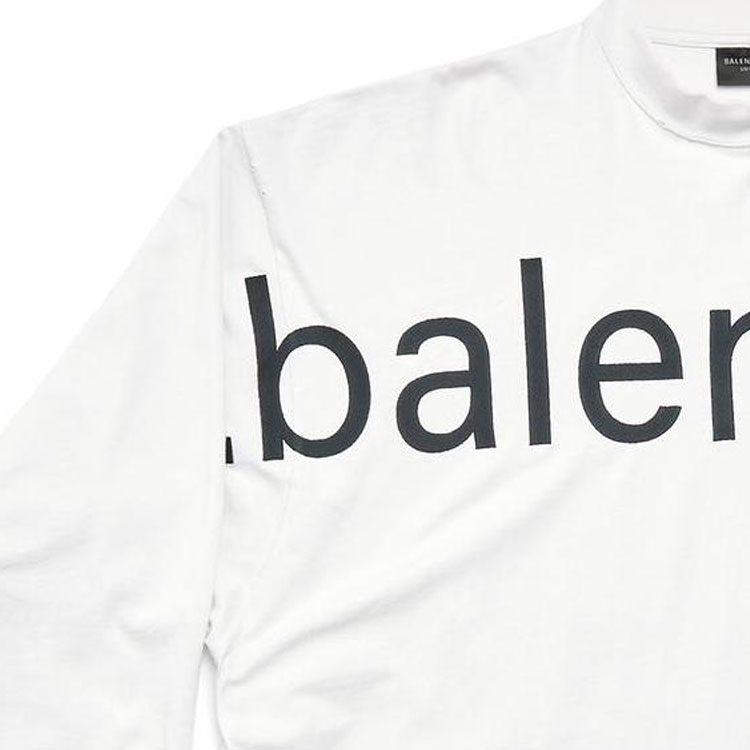 Balenciaga T Shirt Loose Fit Unisex White 739027TOVO19081