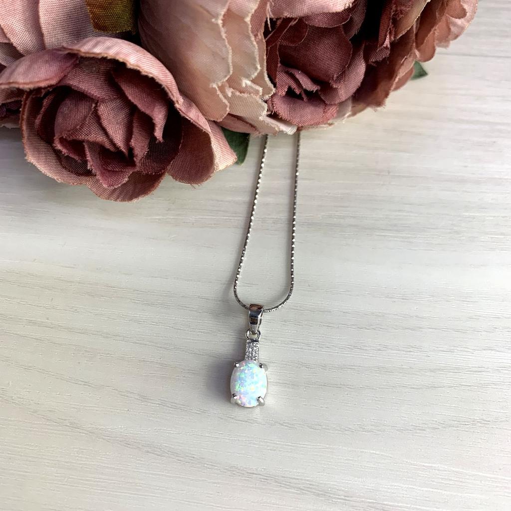 Pendentif en argent avec opale 1.134ct (1958667)
