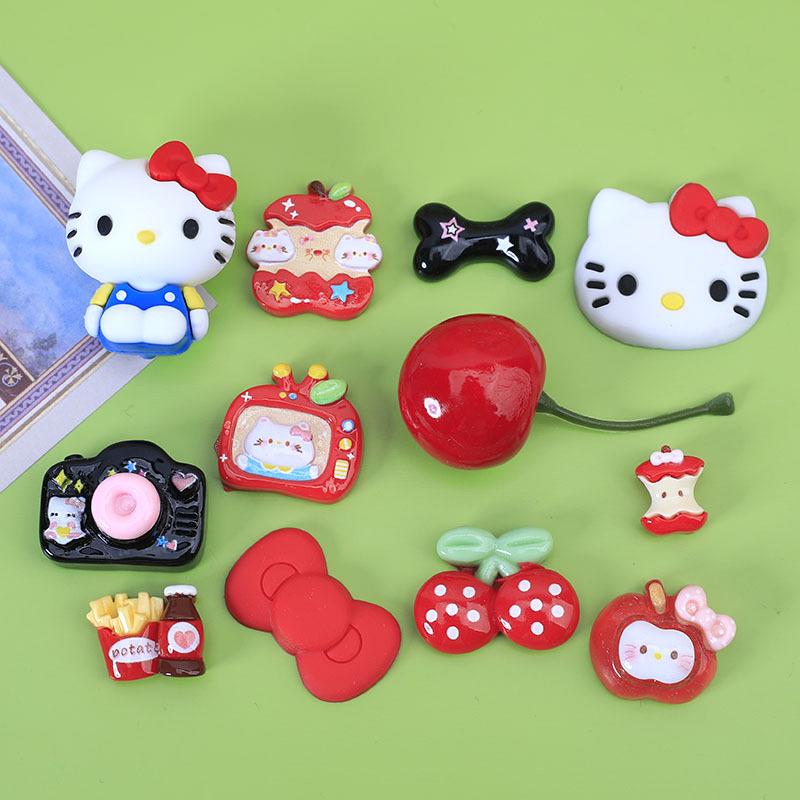 Xiaohongshu-Style Shoe and Hair Accessories: Hole Shoes Decorations, Hair Clips, Ties, Refrigerator Magnets