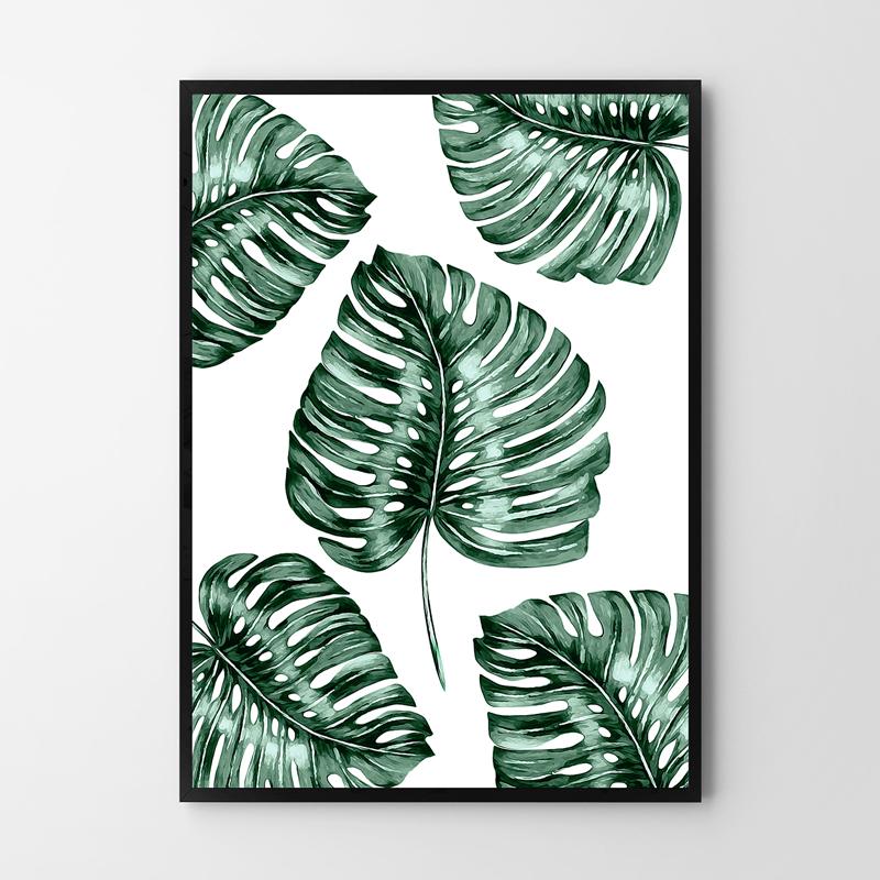 Monstera Pattern Poster