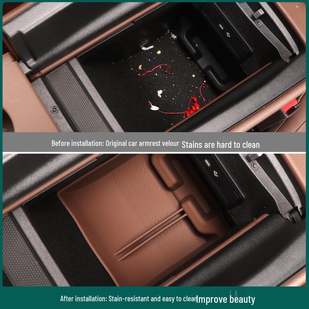 Silicone Storage Box for Mercedes GLE/GLS Center Console & Armrest