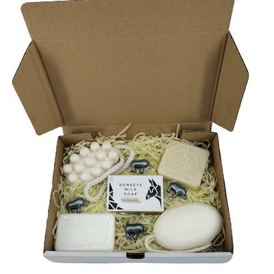 Eselsmilch-Seifenbox-Set mit 5 Seifen