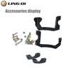 LINGQI Carbon Fiber Texture Universal Handlebar Protector Handguard Fit for Dirt Bike Front Brush Guard Bar Handle Protector