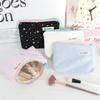 Silver Star Glitter Zipper Coin Purse Cute Wallet Card Holder Makeup Bag Mini Cosmetics Organizer Lipstick Case Earphone Organ