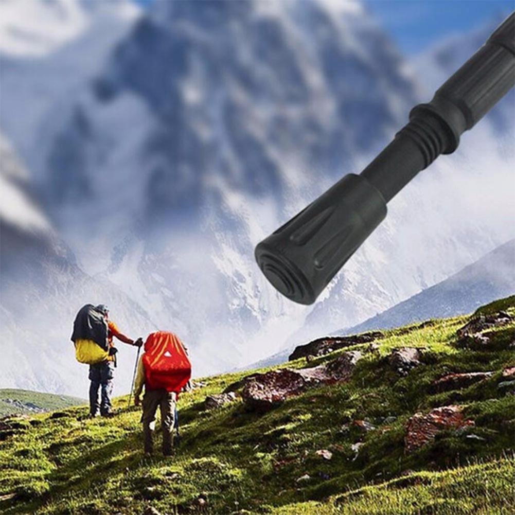 6Pcs Rubber Trekking Poles Tips Protectors Hiking Pole Replacement Flexible Walk Tip for Hiking Trekking Walking Poles