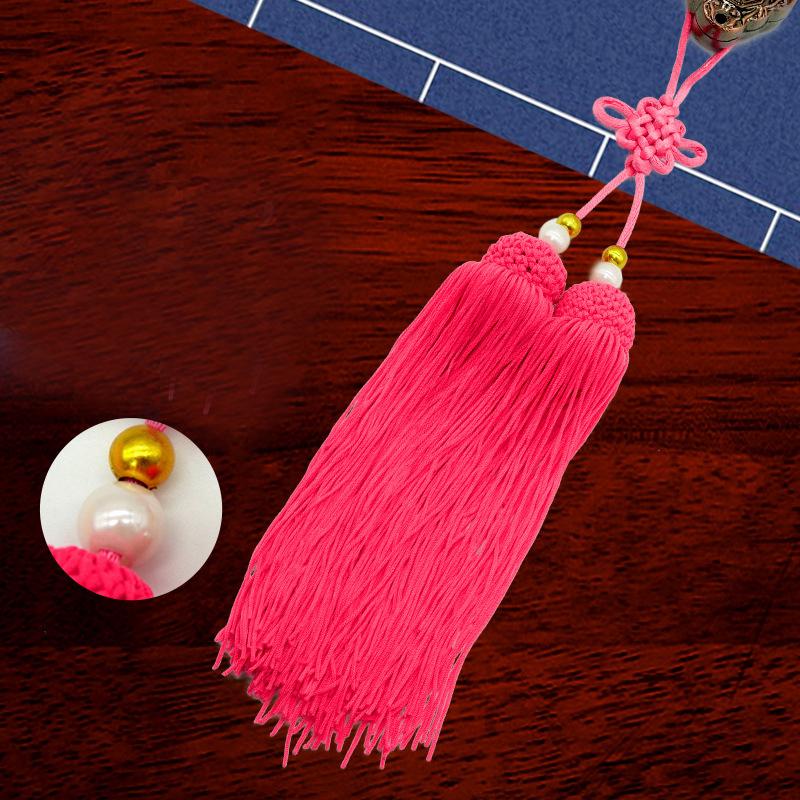 Multipurpose Chinese Kungfu Swords Tassels Elegant Ice Silk Designs Accessory for Martial Arts and Cultural Displays