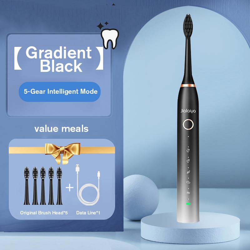 Elektrický zubní kartáček Nabíjecí bělení zubů Zubní kartáček na ústní dutinu Dobíjecí ultrazvukové bělidlo Muži Ženy Zubní kartáček