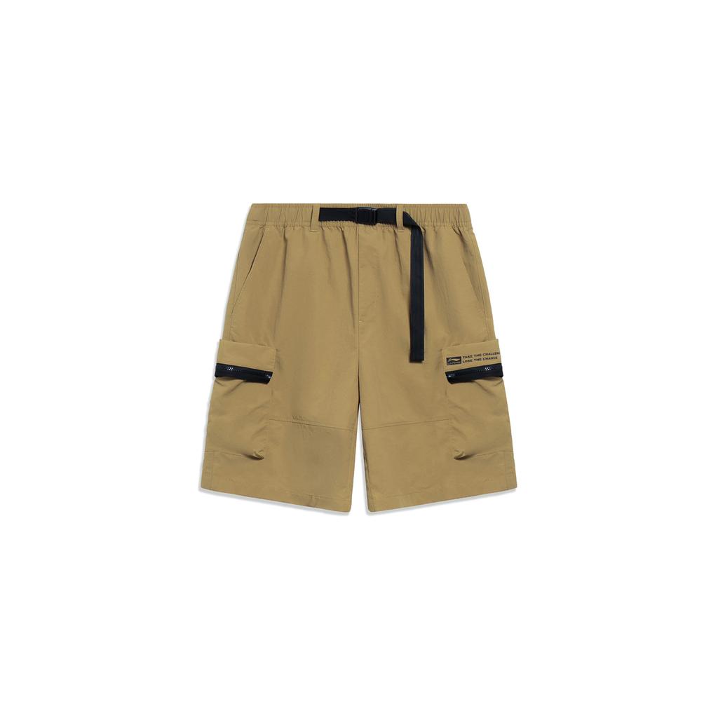 Li Ning Sports Fashion Collection Sports Shorts Men's Seed Ketone Umber AKST643-2